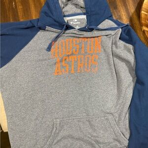 Fanatics Houston Astros Blue and Gray Hoodie